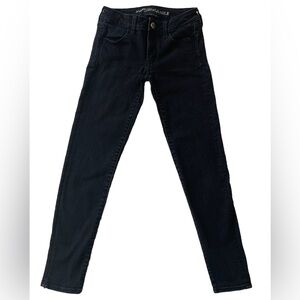 American Eagle Black Jeggings (00)